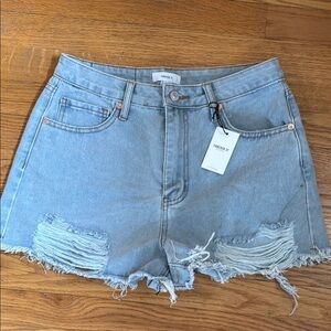 Forever 21 Women's Blue Denim Shorts
